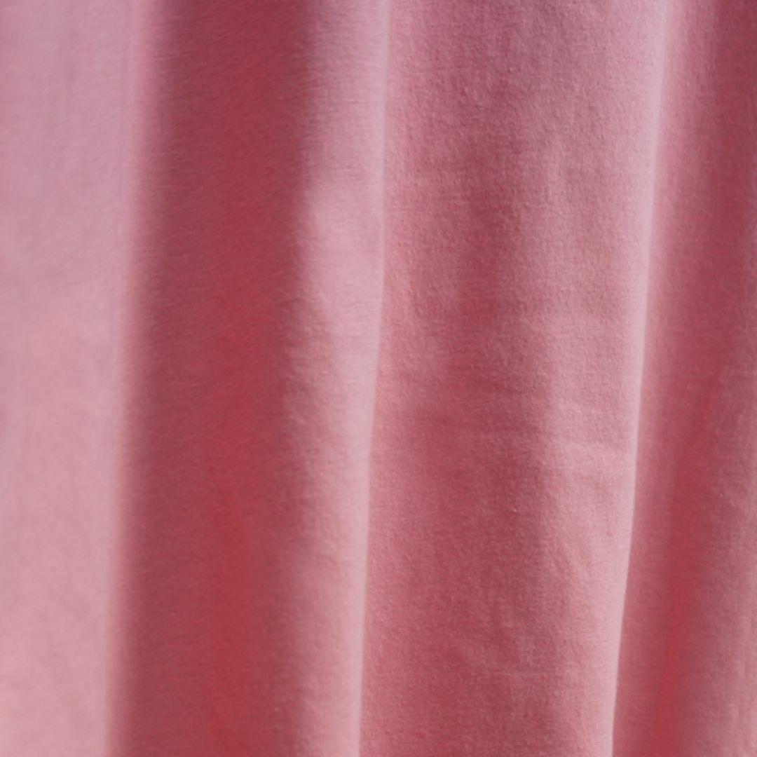 VネックロンT ピンク ドロップショルダー レディースのトップス(カットソー(長袖/七分))の商品写真