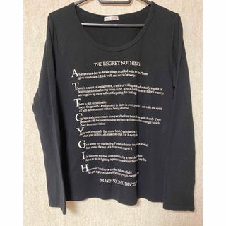 シマムラ(しまむら)のレディースしまむらロゴ長袖ロンTシャツGUユニクロZARA無印良品(Tシャツ(長袖/七分))