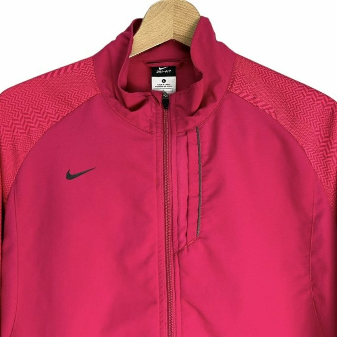 NIKE(ナイキ)のナイキ NIKE ナイロン ブルゾン ピンク メンズ 419049-601 メンズのジャケット/アウター(ブルゾン)の商品写真