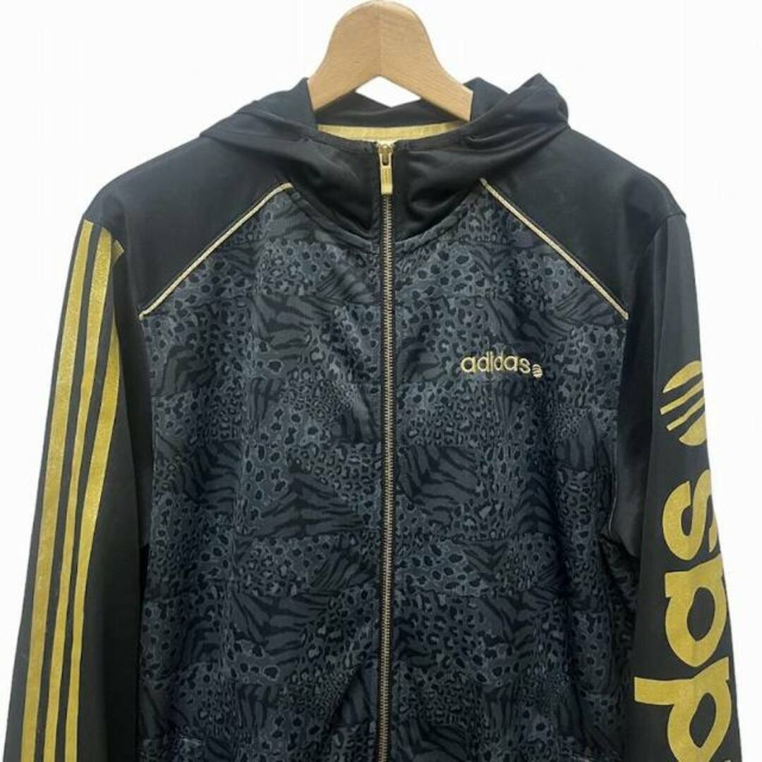 adidas(アディダス)のアディダスネオ adidasneo スポーツウェア ジャージ レオパード L 黒 メンズのトップス(ジャージ)の商品写真