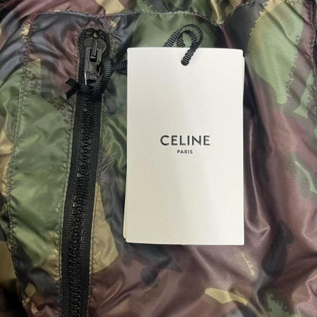 celine(セリーヌ)のCELINE 22AW ショート ダウンジャケット カモフラ 46 グレー  メンズのジャケット/アウター(ダウンジャケット)の商品写真