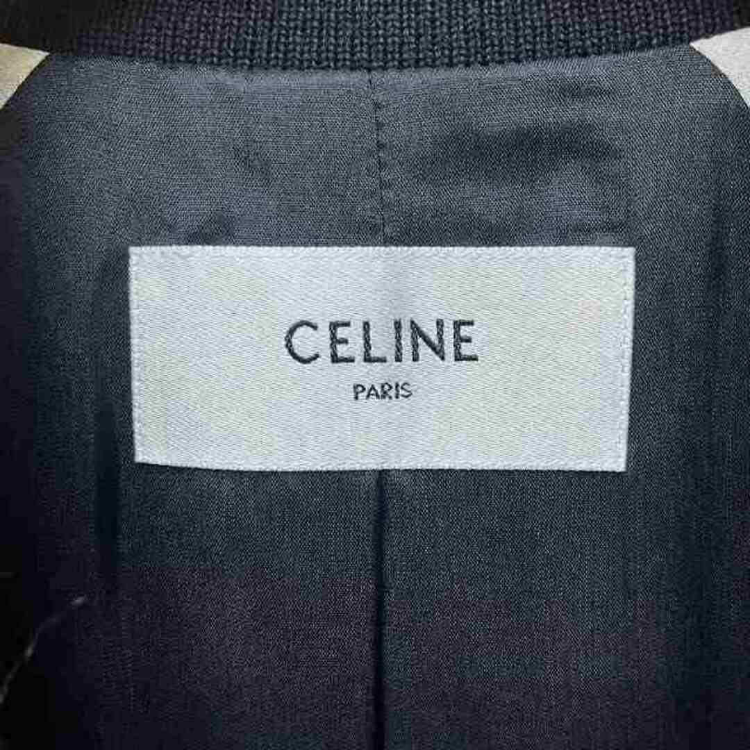 celine(セリーヌ)のCELINE  22SS TEDDY スカジャン 44 黒 2V38L851C メンズのジャケット/アウター(スカジャン)の商品写真