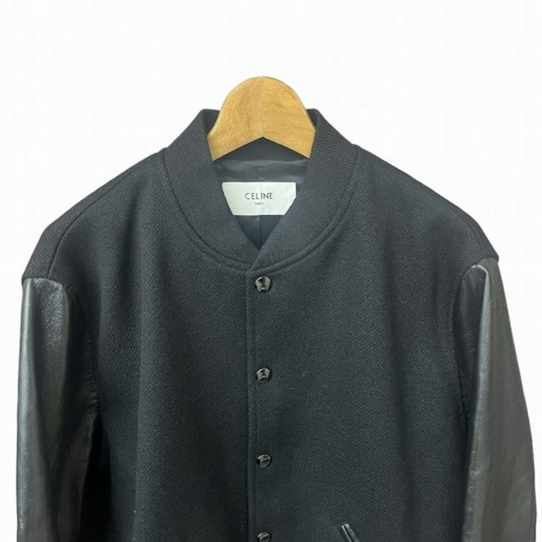 celine(セリーヌ)のCELINE 22AW テディジャケット 50 黒 2V09M896C  メンズのジャケット/アウター(スタジャン)の商品写真