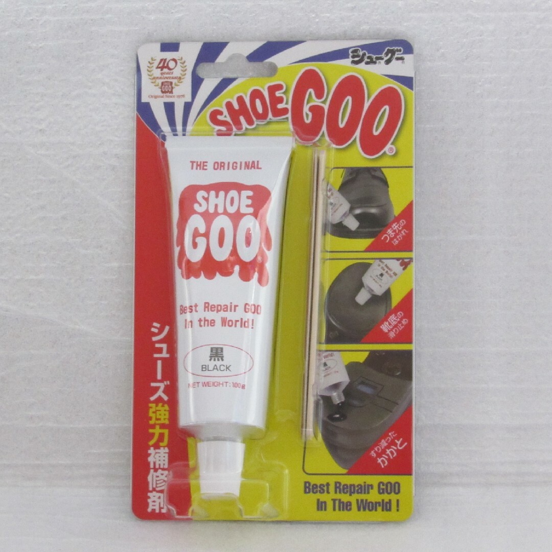 シューグー　黒色(ブラック)★新品未開封★SHOE GOO 100g メンズの靴/シューズ(その他)の商品写真