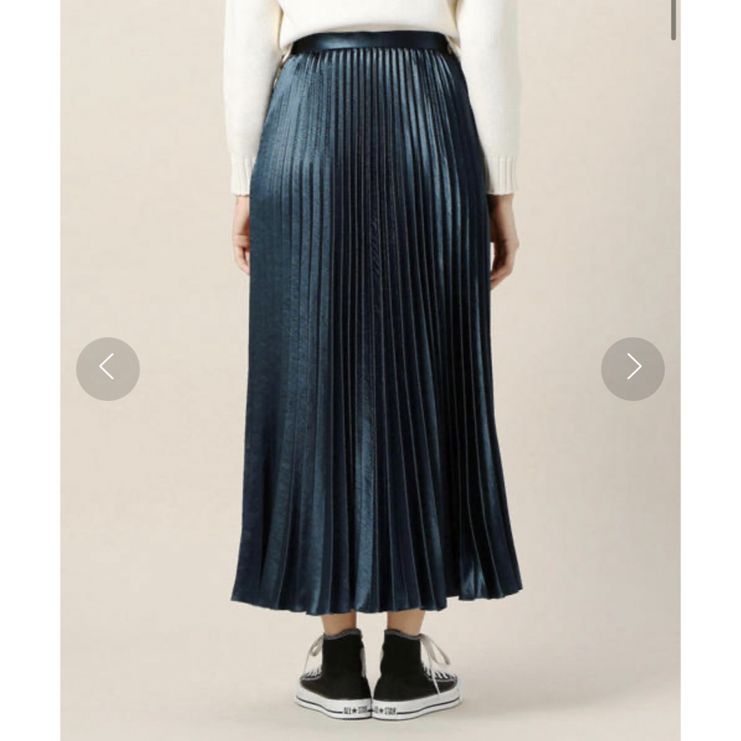 BEAUTY&YOUTH UNITED ARROWS(ビューティアンドユースユナイテッドアローズ)のUNITED ARROWS サテンプリーツスカート レディースのスカート(ロングスカート)の商品写真