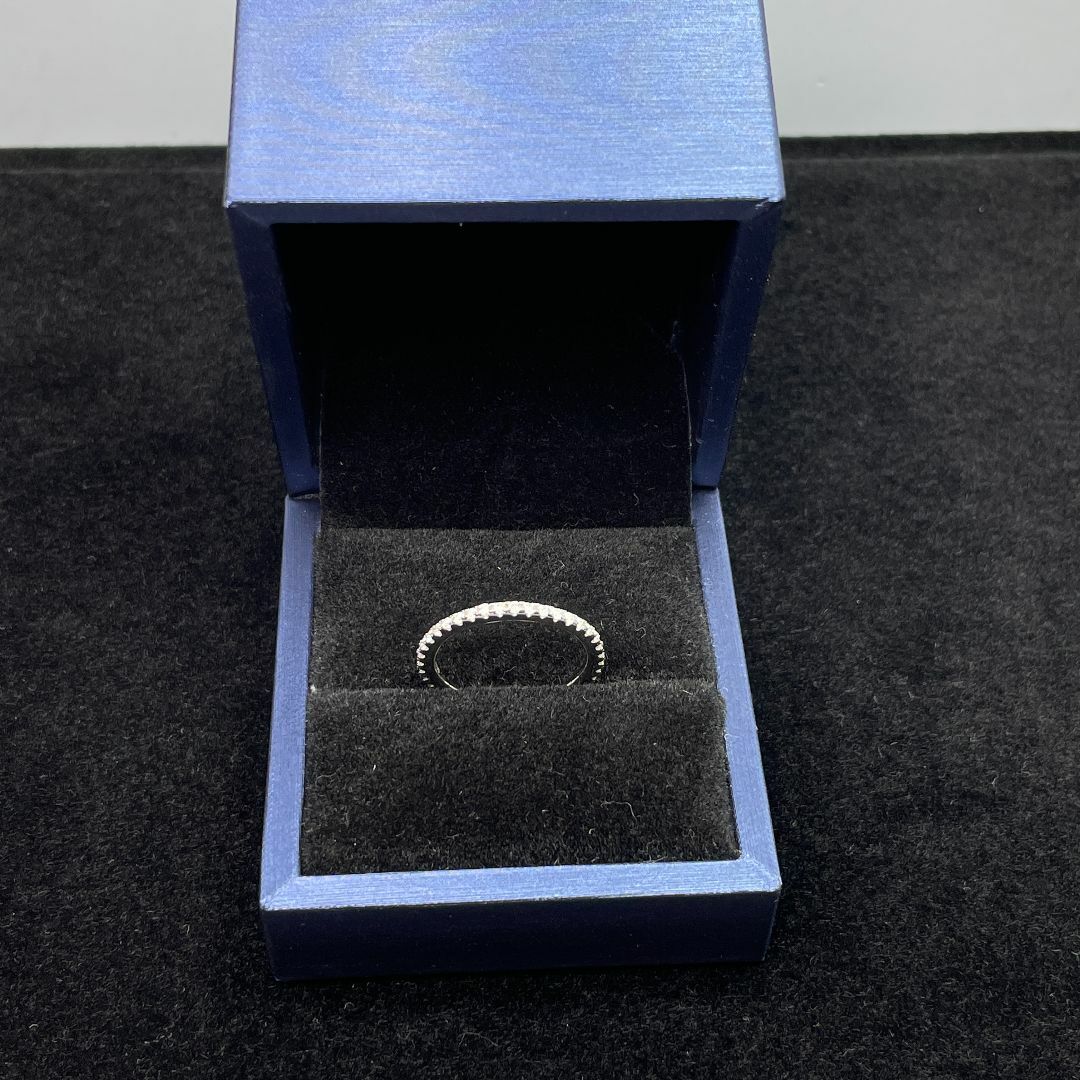 【大特価】モアサナイト リング 1mm フルエタニティ リング 【袋付】 レディースのアクセサリー(リング(指輪))の商品写真
