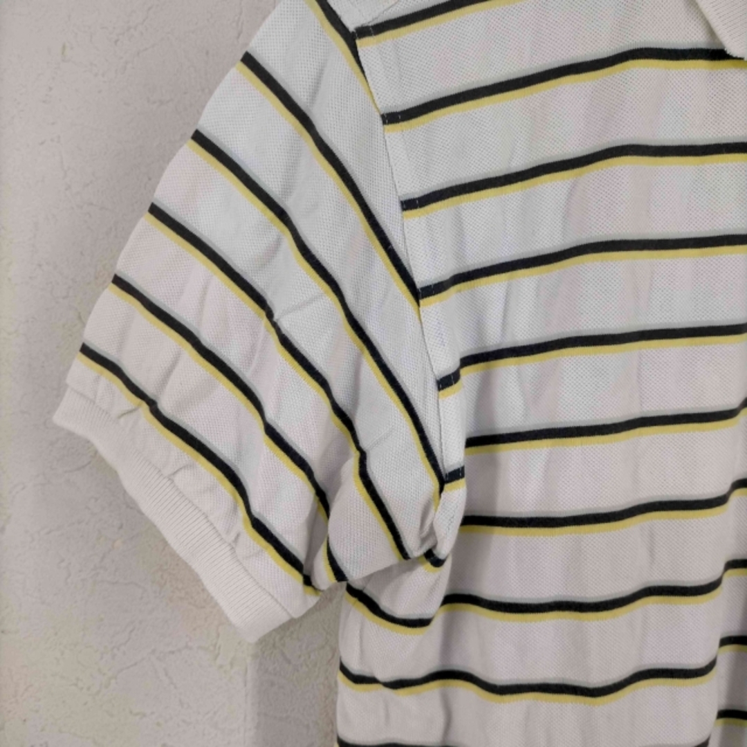 FRED PERRY(フレッドペリー)のFRED PERRY(フレッドペリー) ロゴ刺繍 ボーダーポロシャツ メンズ メンズのトップス(ポロシャツ)の商品写真