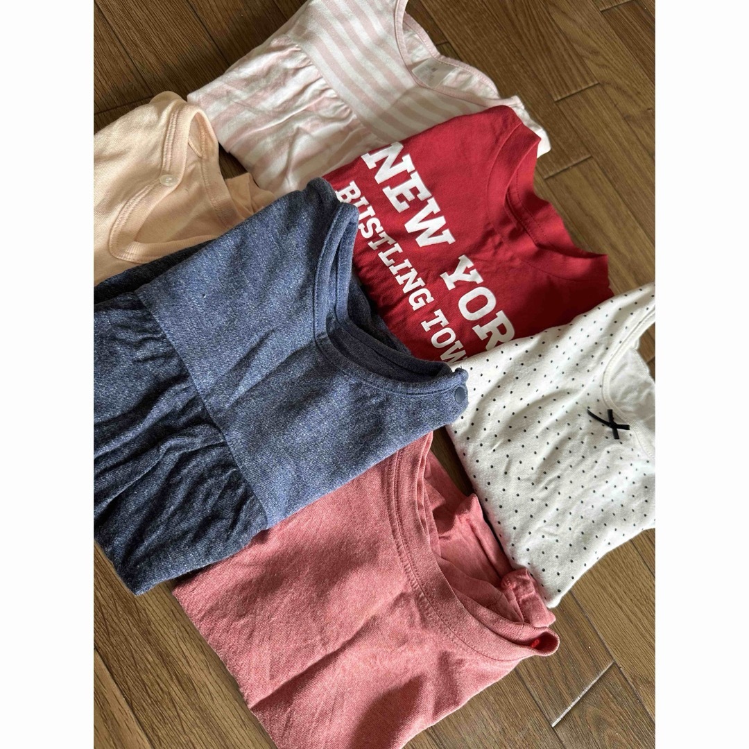 ベビー服80まとめ売り キッズ/ベビー/マタニティのベビー服(~85cm)(Ｔシャツ)の商品写真