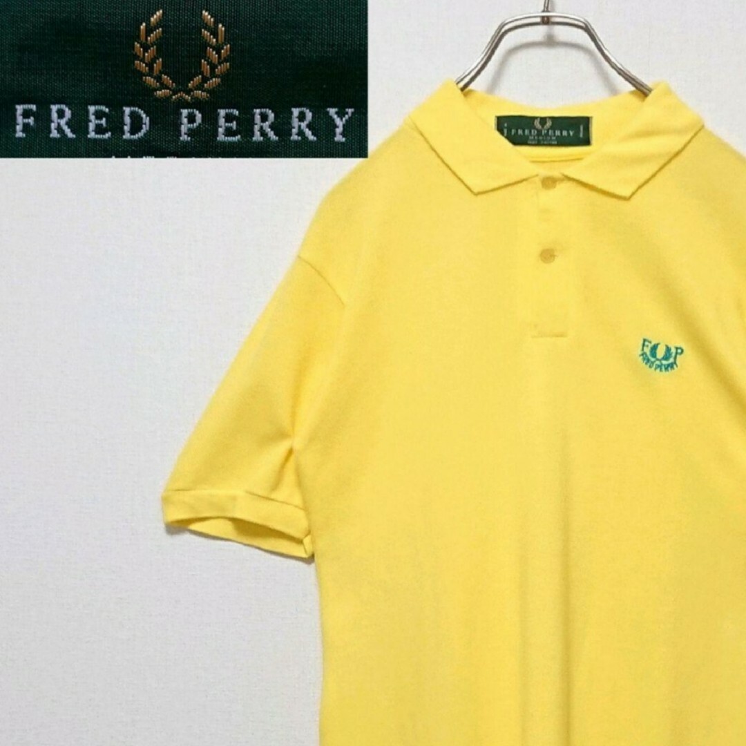 FRED PERRY(フレッドペリー)のフレッドペリー イングランド製 ワンポイント 刺繍 ロゴ 半袖 ポロシャツ メンズのトップス(ポロシャツ)の商品写真