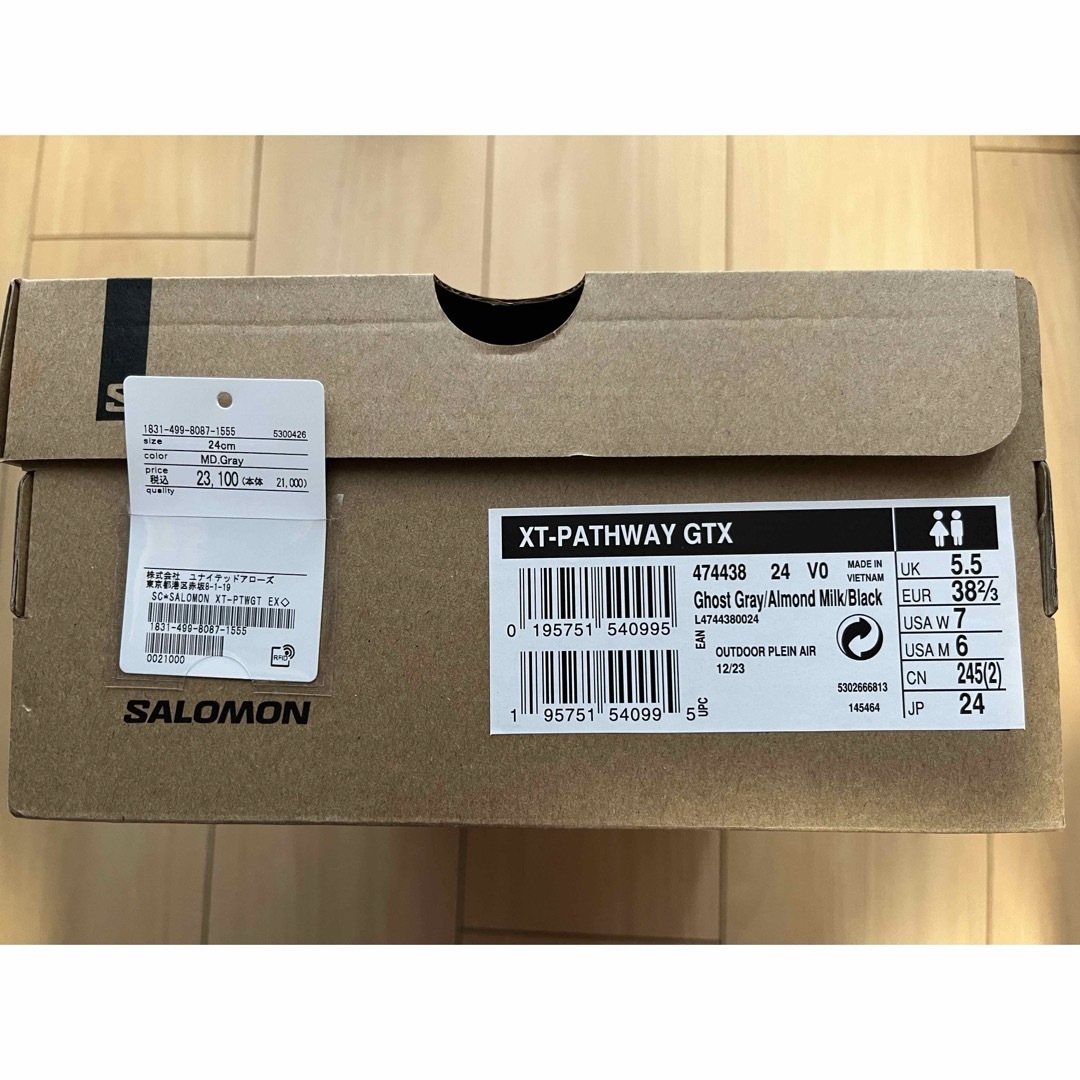SALOMON(サロモン)のSalomon XT-PATHWAY ゴアテックス　24cm サロモン レディースの靴/シューズ(スニーカー)の商品写真