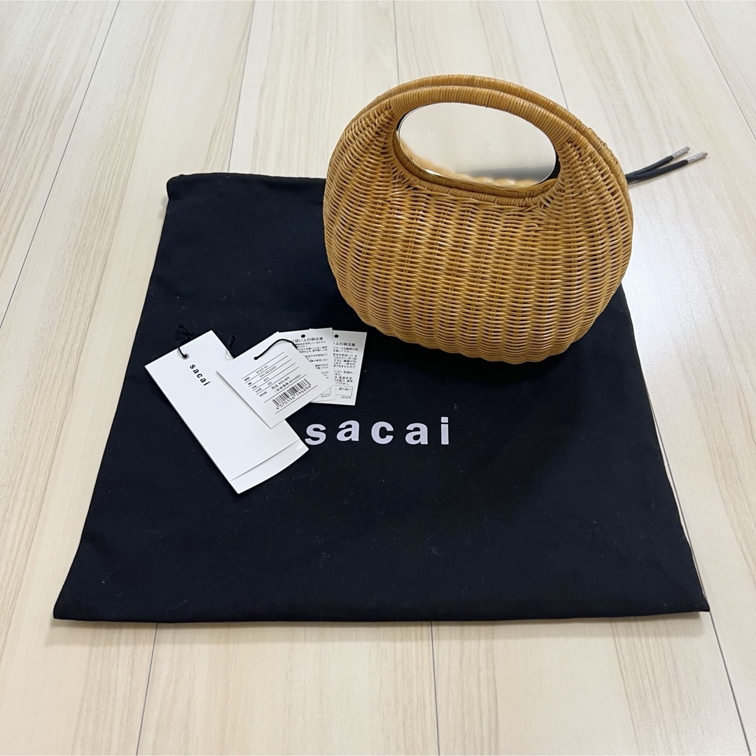 sacai(サカイ)のsacai Ratan Round Bag サカイ ラウンド カゴ かご バッグ レディースのバッグ(かごバッグ/ストローバッグ)の商品写真