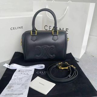 セリーヌ(celine)のCELINE スモール ボストン キュイル トリオンフ(ハンドバッグ)