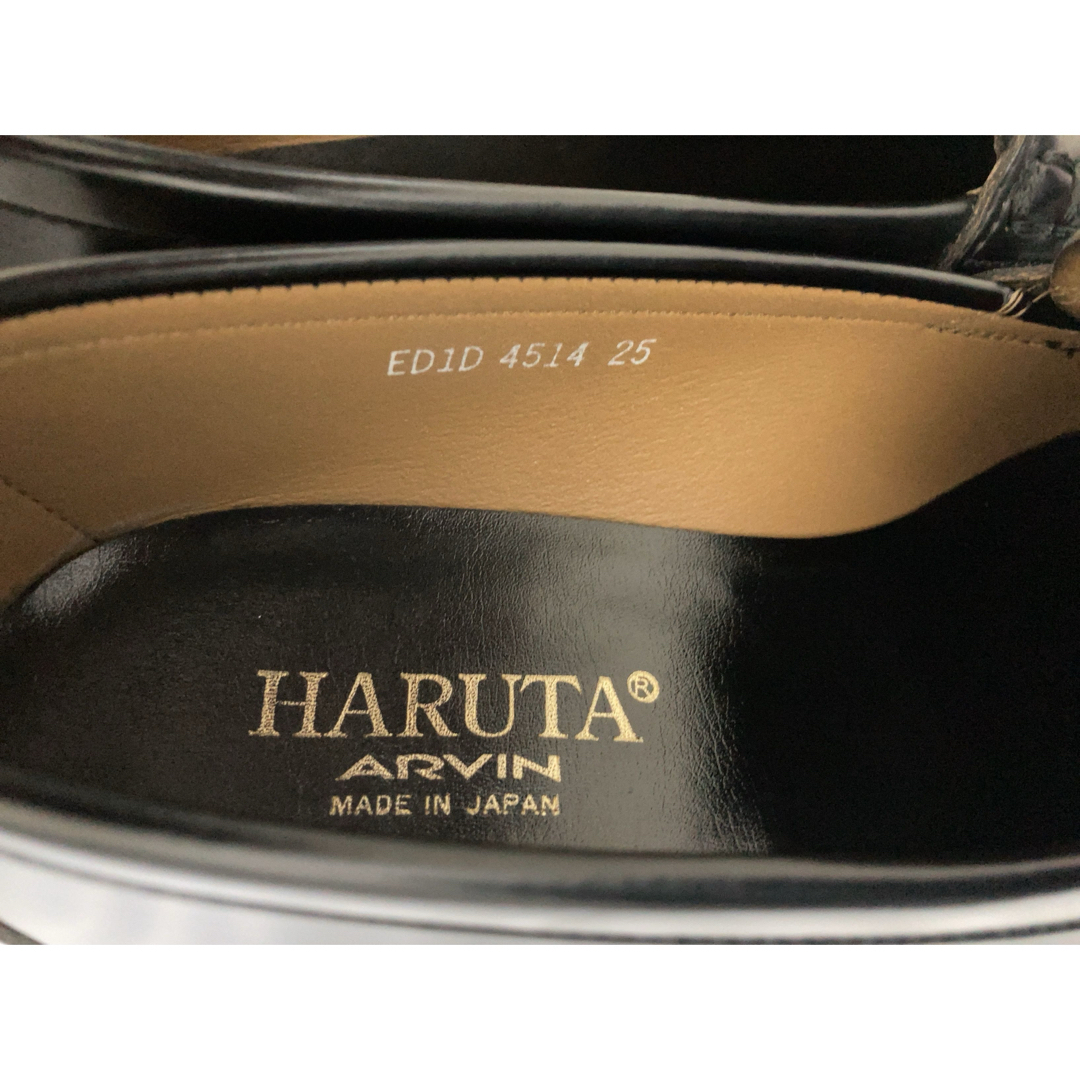 HARUTA(ハルタ)のハルタローファー　黒　25EE レディースの靴/シューズ(ローファー/革靴)の商品写真