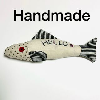 ● ハンドメイド 手作り けりぐるみ さかな 魚 ネコのおもちゃ ぬいぐるみ ●(猫)