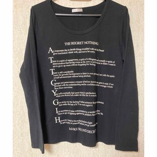 シマムラ(しまむら)のレディースしまむらロゴ長袖ロンTシャツGUユニクロZARA無印良品(シャツ/ブラウス(長袖/七分))