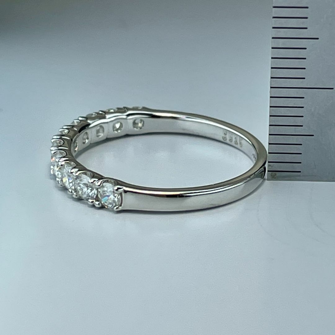 モアサナイト リング　2mm 10石　【T2】　【アクセサリー袋付】 レディースのアクセサリー(リング(指輪))の商品写真