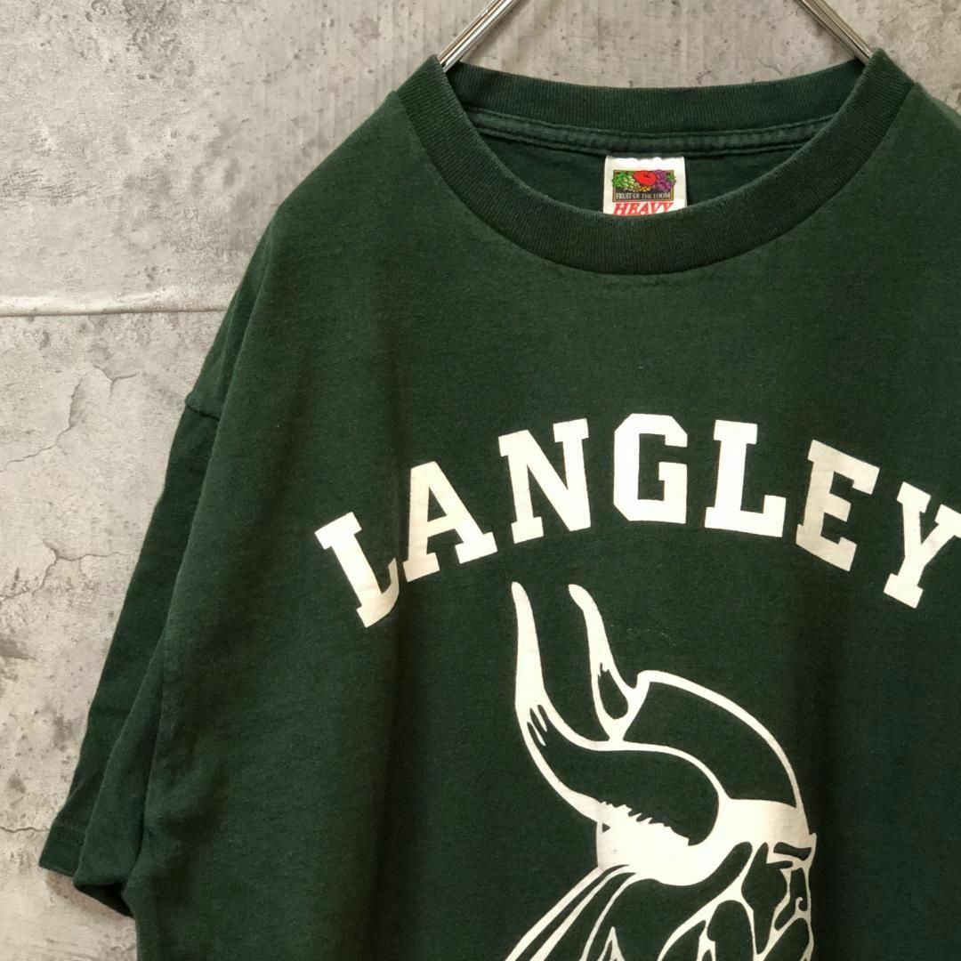 FRUIT OF THE LOOM(フルーツオブザルーム)のLANGLEY SAXONS バイキング USA輸入 Tシャツ メンズのトップス(Tシャツ/カットソー(半袖/袖なし))の商品写真