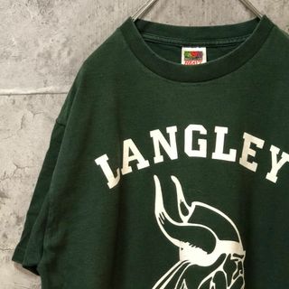 フルーツオブザルーム(FRUIT OF THE LOOM)のLANGLEY SAXONS バイキング USA輸入 Tシャツ(Tシャツ/カットソー(半袖/袖なし))