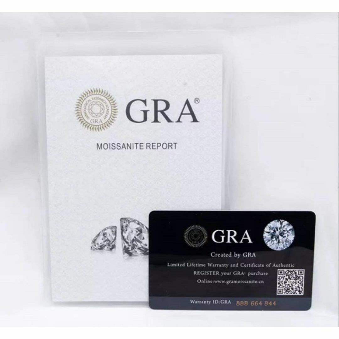 【特価】2mm モアサナイト フルエタニティ リング 【GRA証明書付】 レディースのアクセサリー(リング(指輪))の商品写真