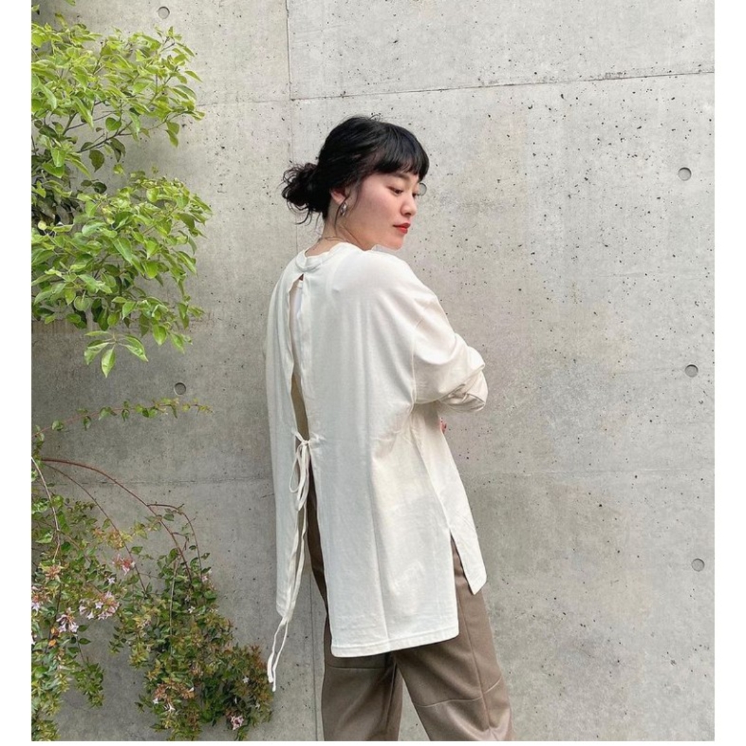 CLANE(クラネ)の【新品】CLANE クラネ /BUCK SLIT LS TOPS レディースのトップス(カットソー(長袖/七分))の商品写真