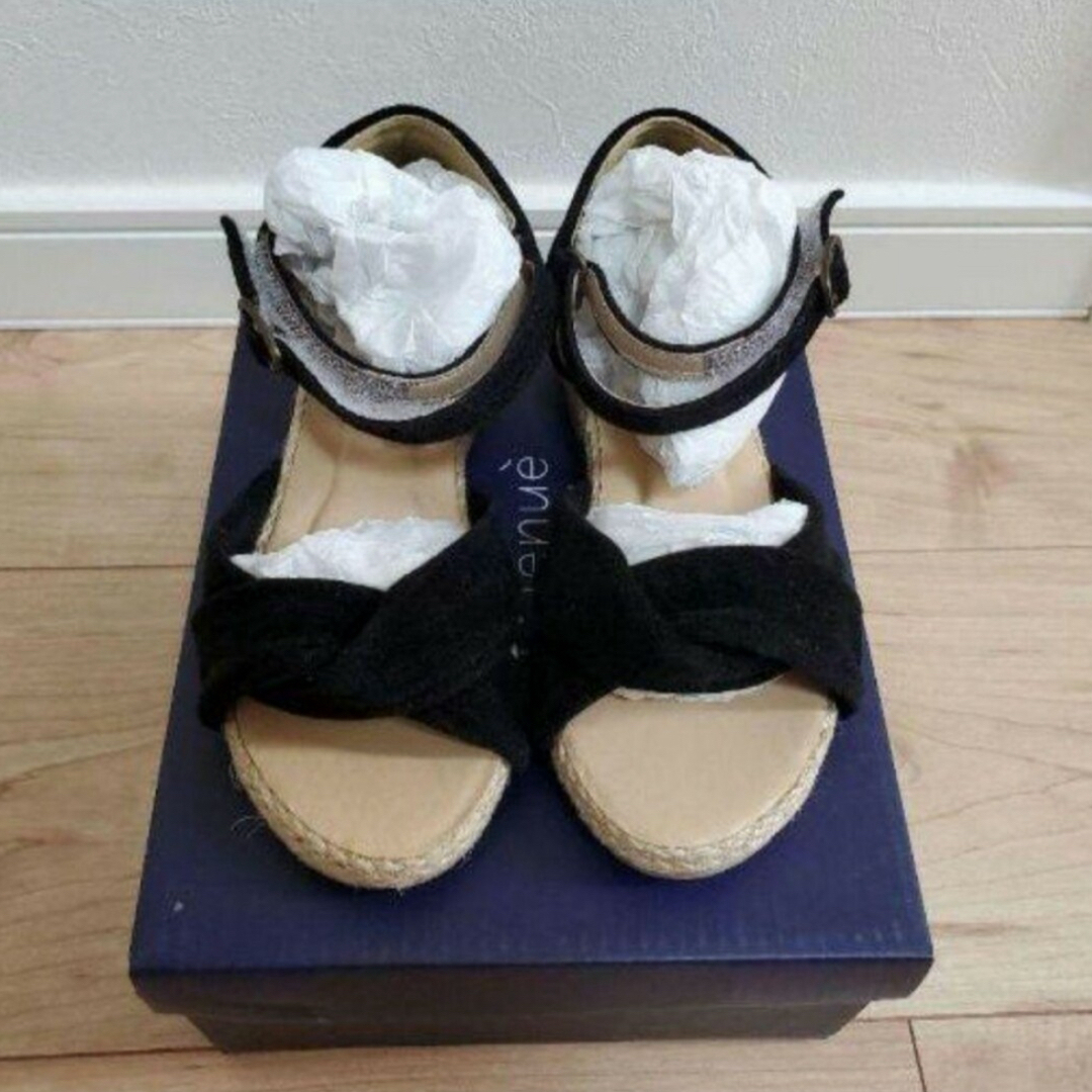 17cm 黒　サンダル　女の子　キッズ キッズ/ベビー/マタニティのキッズ靴/シューズ(15cm~)(サンダル)の商品写真