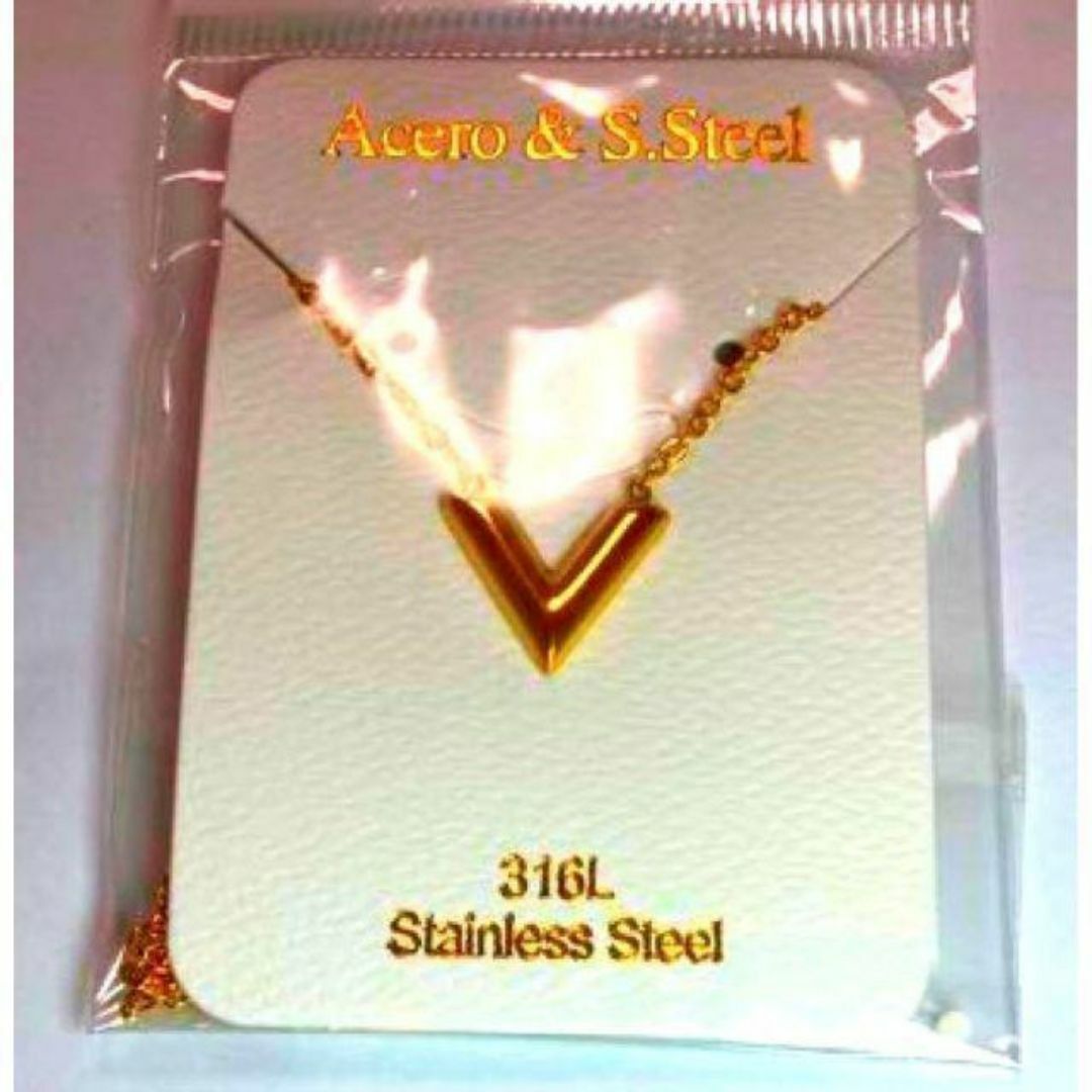 キンプリ平野紫耀 金属アレルギー対応　チェーンネックレス ゴールド イニシャル レディースのアクセサリー(ネックレス)の商品写真