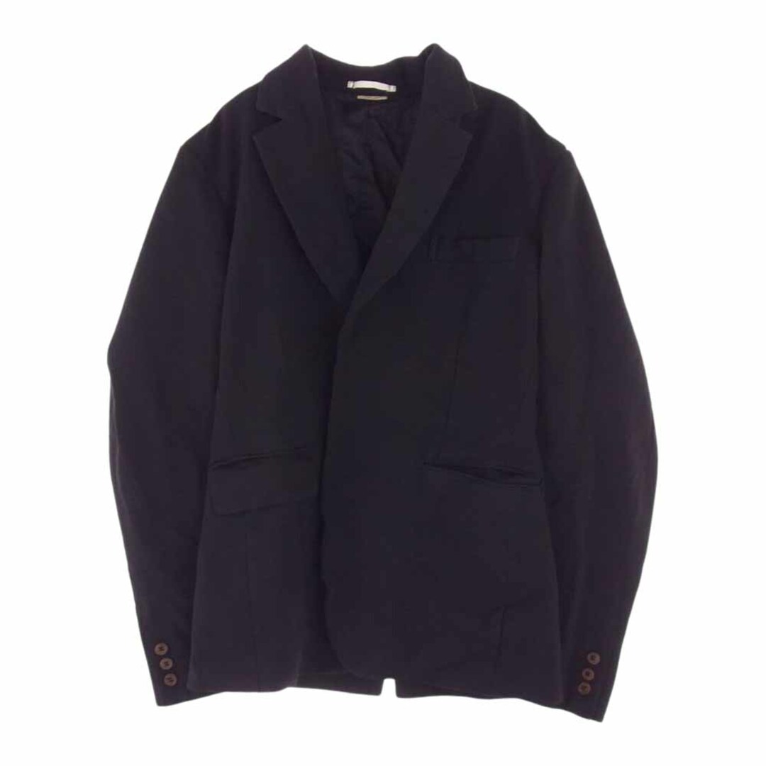 COMME des GARCONS HOMME PLUS(コムデギャルソンオムプリュス)のCOMME des GARCONS HOMME PLUS コムデギャルソンオムプリュス テーラードジャケット 21SS PG-J067  ポリ縮絨 フロント ホック テーラード ジャケット ブラック系 S【中古】 メンズのジャケット/アウター(その他)の商品写真