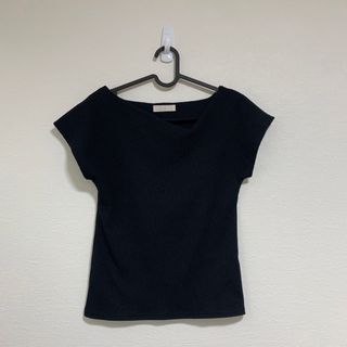 トゥエルブアジェンダ(12Twelve Agenda)のアシメネックリブTシャツ(Tシャツ(半袖/袖なし))