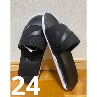 ナイキ(NIKE)の新品未使用 24センチ エアマックス サンダル NIKE ブラック(サンダル)