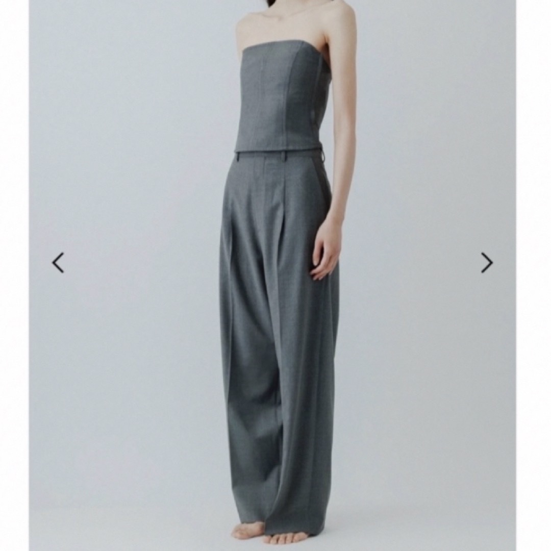 Jil Sander(ジルサンダー)のyo BIOTOP High waist slacks ハイウエスト スラックス レディースのパンツ(カジュアルパンツ)の商品写真