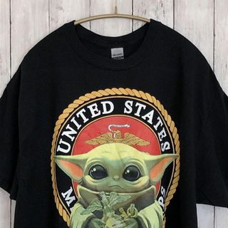 ザチャイルド　ベビーヨーダ　USM　USMARINE　サイズＸＬ　半袖メンズ古着(Tシャツ/カットソー(半袖/袖なし))