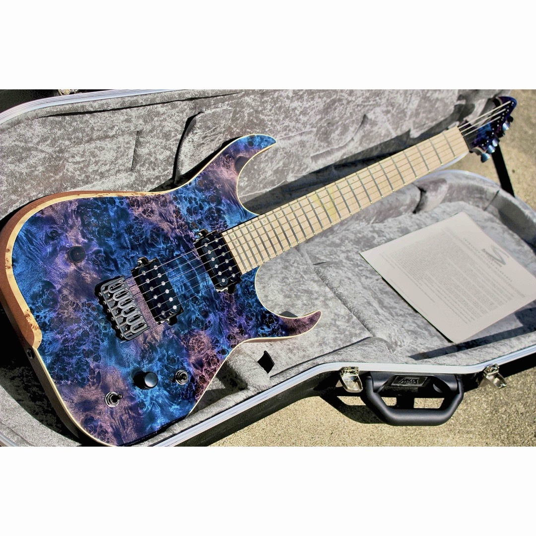 Ibanez(アイバニーズ)のSkervesen Raptor6 Nebula Burst 楽器のギター(エレキギター)の商品写真
