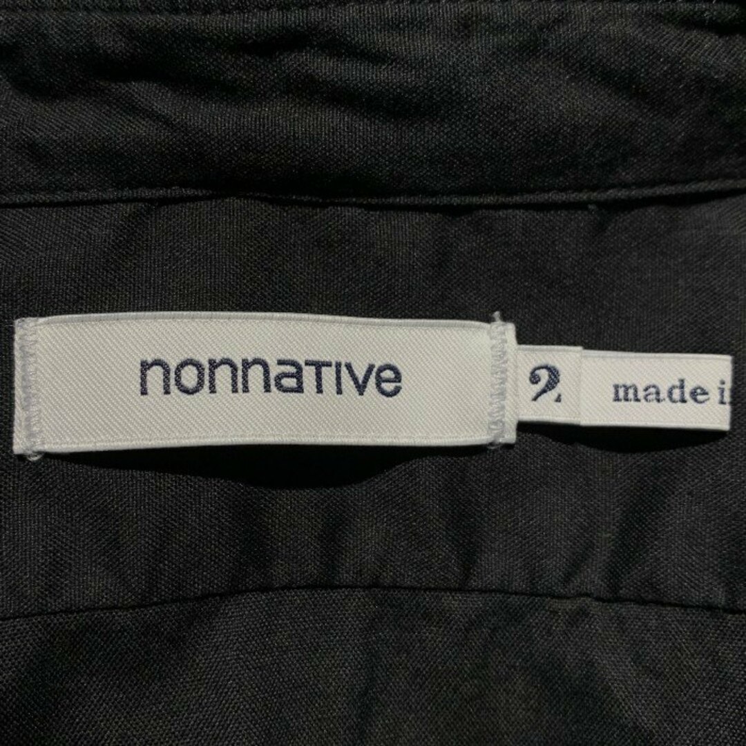nonnative(ノンネイティブ)のnonnative ノンネイティブ 19AW B.D SHIRT RELAXED FIT COTTON PIN OXFORD ボタンダウンシャツ ブラック 長袖 NN-S3606 Size 2 メンズのトップス(シャツ)の商品写真