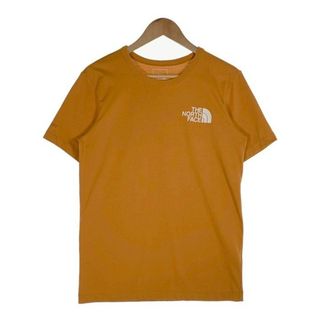 ザノースフェイス(THE NORTH FACE)のTHE NORTH FACE ノースフェイス バックプリント Tシャツ オレンジ US規格 Size S(Tシャツ/カットソー(半袖/袖なし))