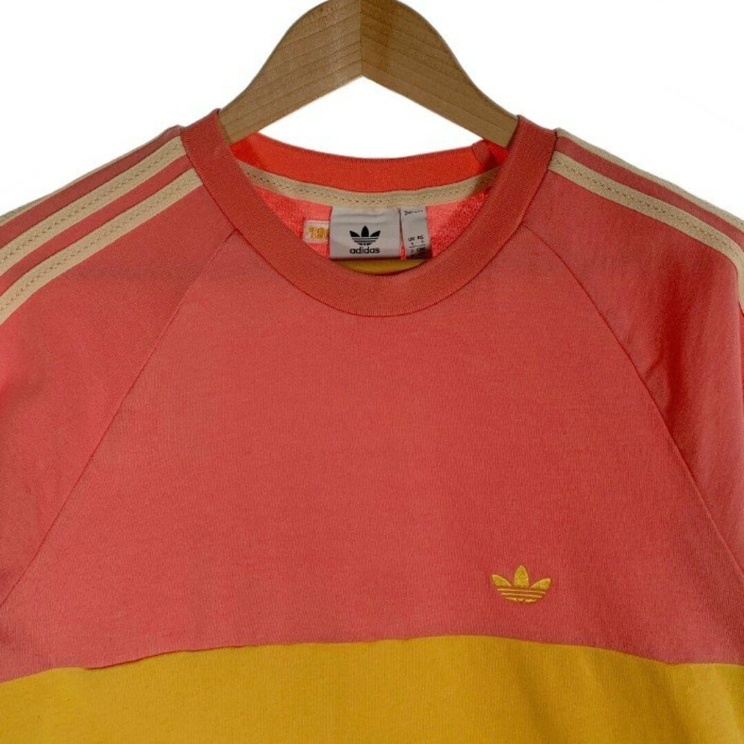 adidas(アディダス)のadidas アディダス Wales Bonner ウェールズボナー ストライプTシャツ ピンク HL8746 Size M メンズのトップス(Tシャツ/カットソー(半袖/袖なし))の商品写真