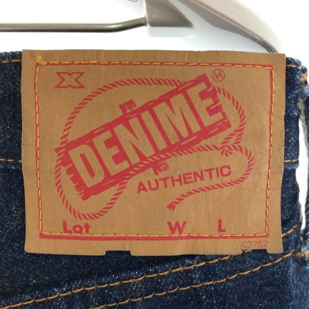 DENIME(ドゥニーム)の★DENIME ドゥニーム 紙パッチ デニムパンツ 66モデル インディゴ 日本製 Size31 メンズのパンツ(デニム/ジーンズ)の商品写真