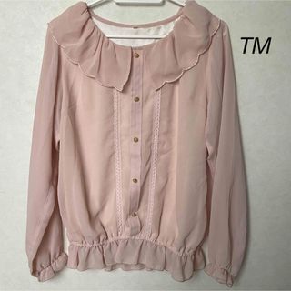 美品　Petit Berry フリルブラウス　TM(ブラウス)