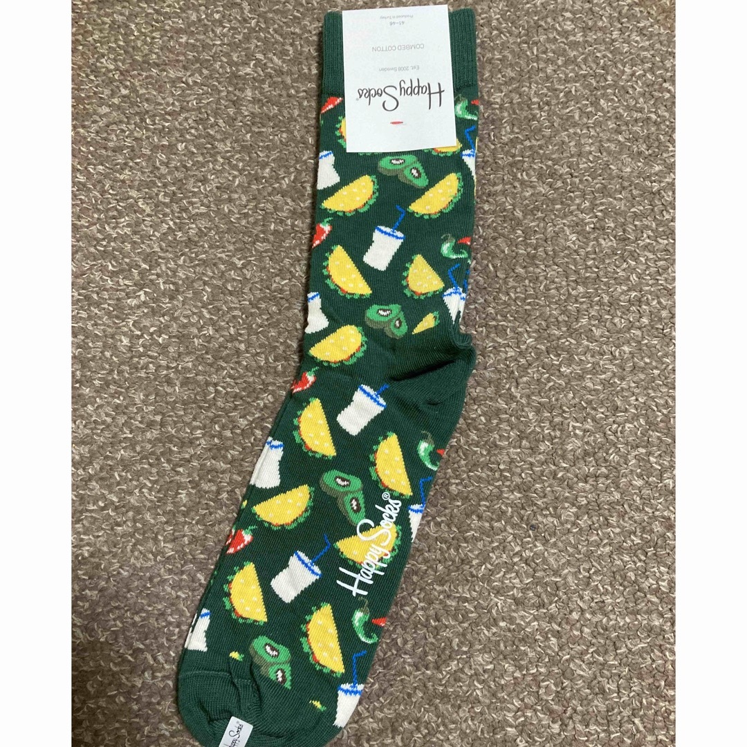 Happy Socks(ハッピーソックス)のナイガイ　ハッピーソックス　メンズ　靴下　ソックス　未使用　新品　タグ付き メンズのレッグウェア(ソックス)の商品写真