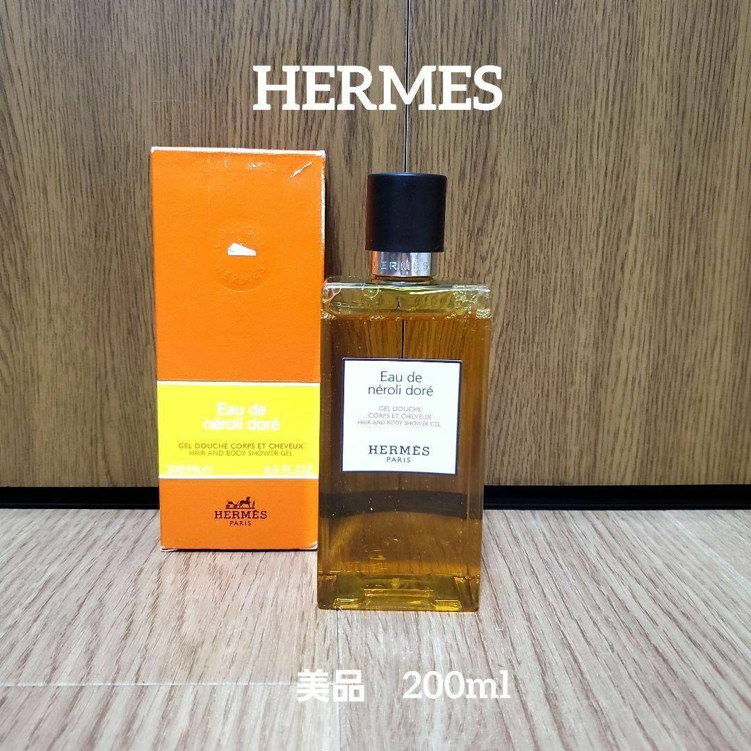 Hermes(エルメス)の美品　HERMES ヘア＆ボディ シャワージェル ネロリドレ　200mlエルメス コスメ/美容のボディケア(ボディソープ/石鹸)の商品写真