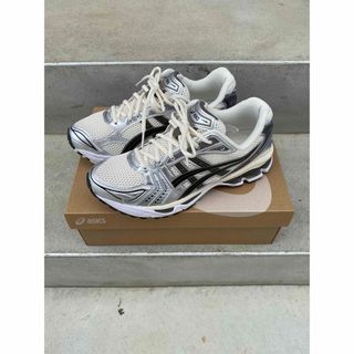 asics gel kayano 14 cream black 26.5cm