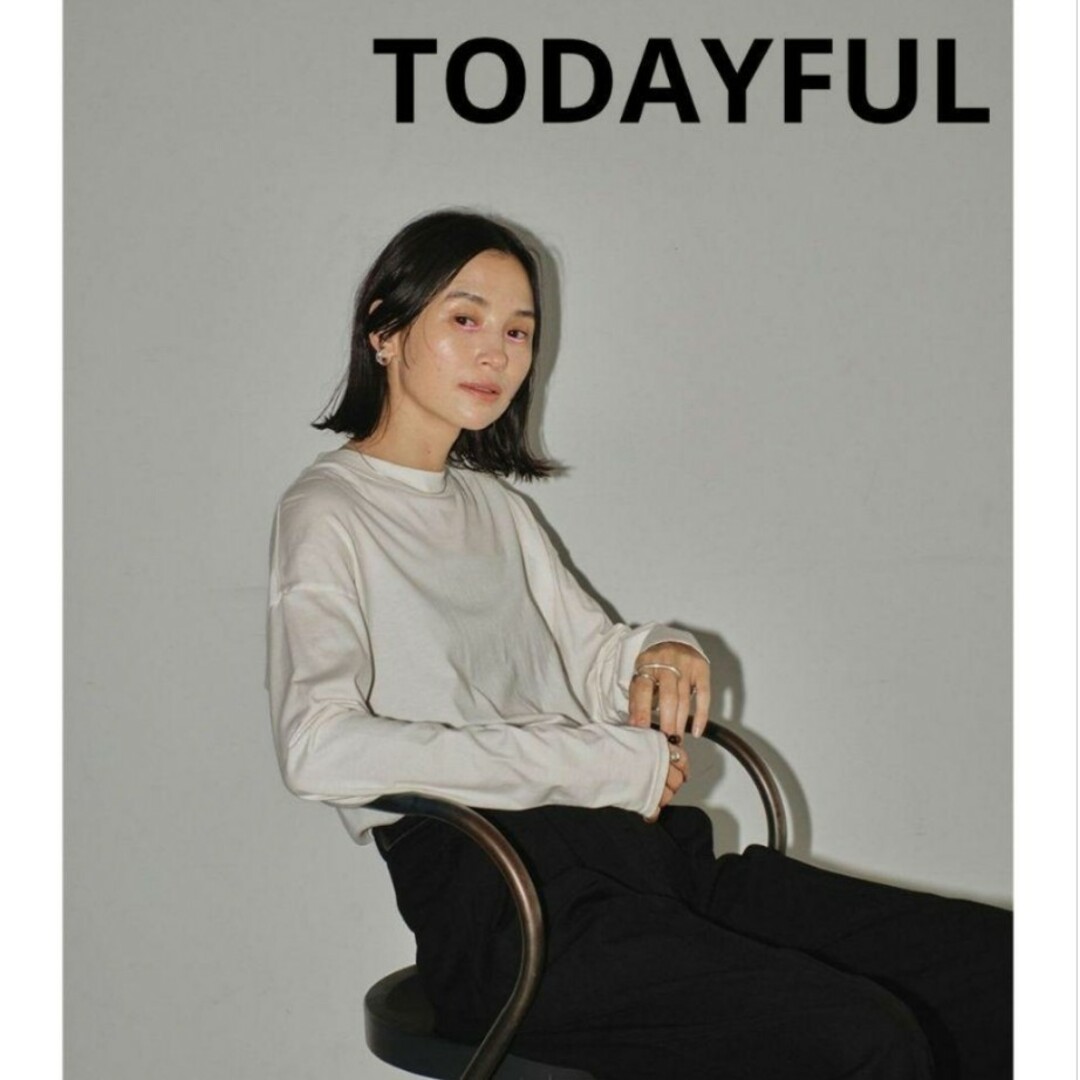 TODAYFUL(トゥデイフル)のCottonsilk Useful Long T-shirts  トゥデイフル レディースのトップス(Tシャツ(長袖/七分))の商品写真