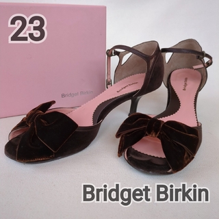 ブリジットバーキン(Bridget Birkin)の(23cm) ブリジット バーキン パンプス オープントゥ ストラップ ブラウン(ハイヒール/パンプス)