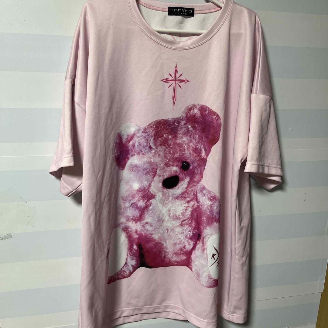 TRAVAS TOKYO(トラヴァストーキョー)のTRAVAS TOKYO Bright furry bear BIG Tee レディースのトップス(Tシャツ(半袖/袖なし))の商品写真