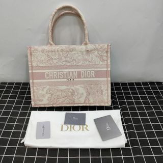 クリスチャンディオール(Christian Dior)のDior ディオール　ブックトート　　ピンク(ハンドバッグ)