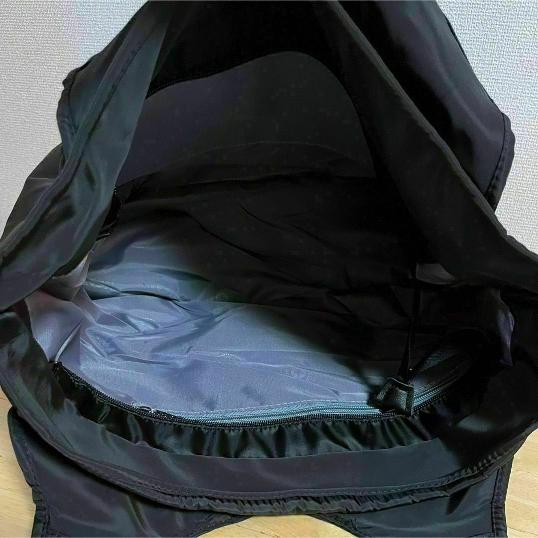 レディース トートバッグ ブラック 大容量 ファスナー付き マザーズバッグ レディースのバッグ(トートバッグ)の商品写真