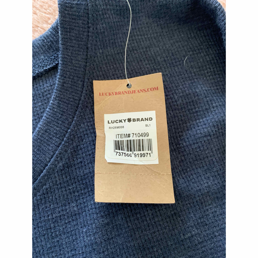 Lucky Brand(ラッキーブランド)のLUCKY BRAND ロングTシャツ  XL  ネイビーメンズ レディース メンズのトップス(Tシャツ/カットソー(七分/長袖))の商品写真