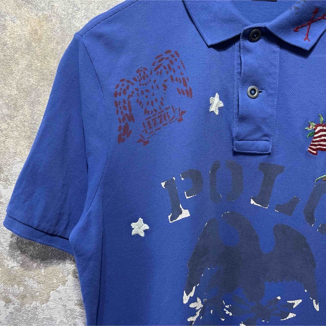 POLO RALPH LAUREN(ポロラルフローレン)のPOLO by Ralph Lauren ポロシャツ 刺繍 プリント メンズのトップス(ポロシャツ)の商品写真