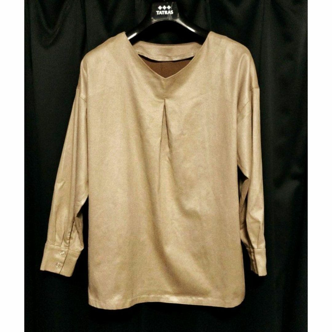 SHIPS(シップス)の【 BEIGE 】エコスエード トップス ONE SIZE【 SHIPS 】 レディースのトップス(シャツ/ブラウス(長袖/七分))の商品写真