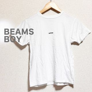 ビームスボーイ(BEAMS BOY)のBEAMS BOY　Ｔシャツ　白　刺繍　半袖(Tシャツ(半袖/袖なし))