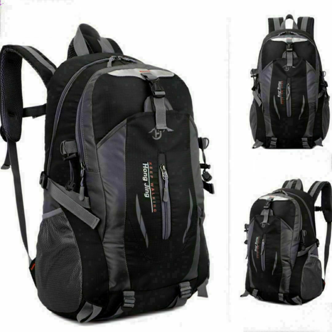 新品・未使用 登山リュック 大容量 リュックサック アウトドア 40Lレッド メンズのバッグ(バッグパック/リュック)の商品写真